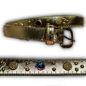 Capezio golden rhinestone belt